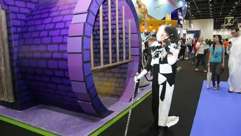 Una asistente disfraza de Cruella de Vil durante la edición de 2016. (E.C.) 