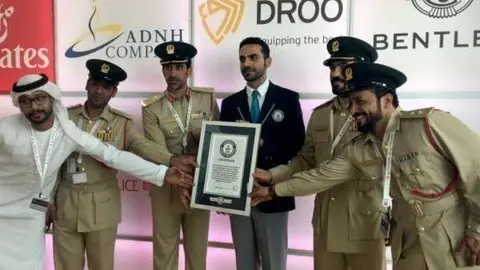 La Policía de Dubai con la acreditación de ser la más rápida del mundo.