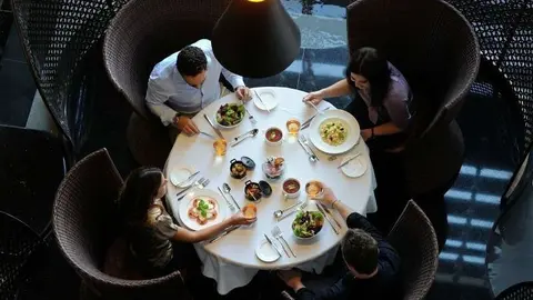 Comensales en el restaurante The Foundry. (Cedida)