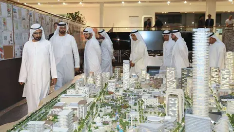 El gobernador de Dubai durante la presentación de Jumeirah Central en septiembre de 2016.