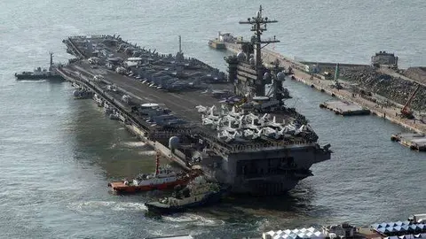 El portaviones USS Carl Vinson.
