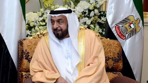 El presidente de Emiratos Árabes, el jeque Khalifa bin Zayed Al Nahyan.