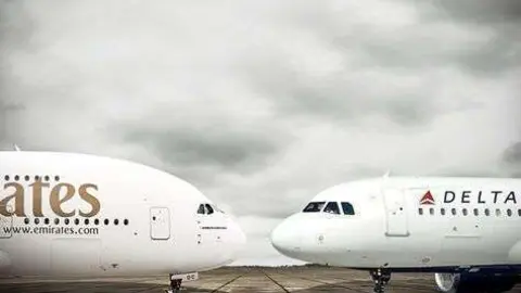 Las aerolíneas del Golfo mantienen una fuerte disputa con las estadounidenses.