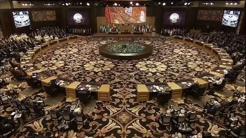 Un momento de la Cumbre Árabe celebrada en Jordania.