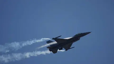 Un avión Lockheed Martin F-16.