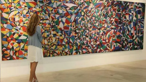 Una pintura de la galer&iacute;a Sotheby's de Dubai. (EL CORREO)