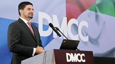 Eduardo Fonseca, embajador de Panamá en Emiratos Árabes, durante su intervención en un acto en Dubai. (EL CORREO)