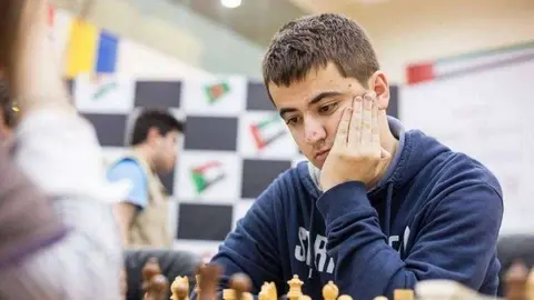 El jugador Jaime Santos en el Abierto de Dubai 2017.