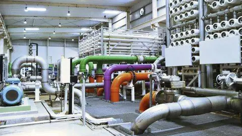 Una desaladora de Abengoa en África.