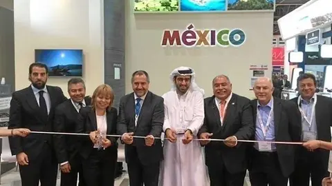 Pabellón de México en la Arabian Travel de 2015.