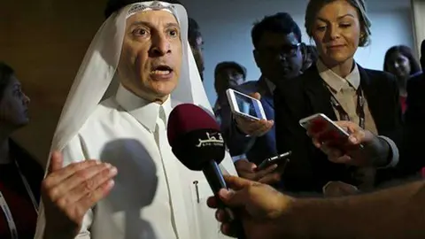 El CEO de Qatar Aiways, Al Baker.