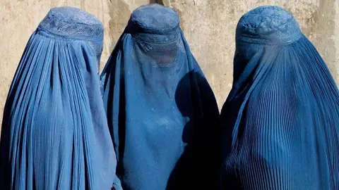 Mujeres con burka.