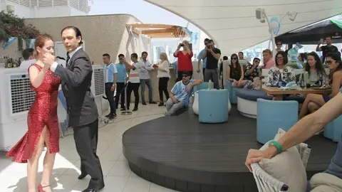 El tango fue uno de los protagonistas del encuentro. (E.C.)