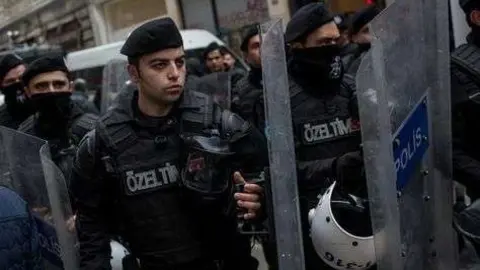 Una imagen de la Policía de Turquía.
