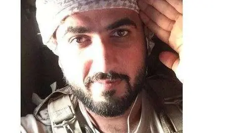 Una imagen del soldado emiratí fallecido en Yemen.