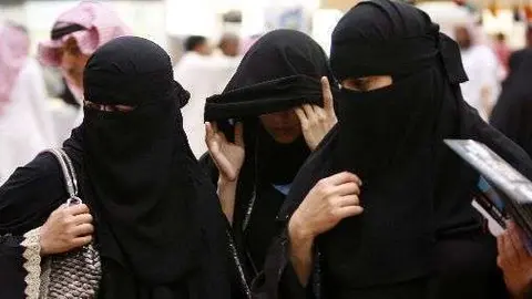 Un grupo de mujeres en Arabia Saudita.
