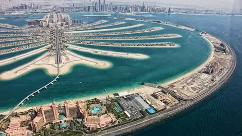 La zona de la Palmera en Dubai.
