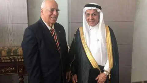 Ricardo Cabrisas y Yousef Ibrahim Albassam.