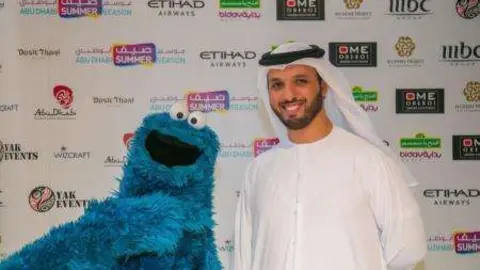 Mubarak Al Shamsi durante la presentación del programa de verano de Abu Dhabi. 