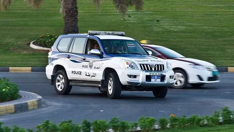 La Policía de Sharjah. (Fuente externa)