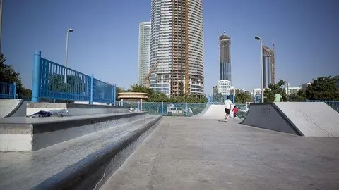 Abu Dhabi Corniche Skatepark.