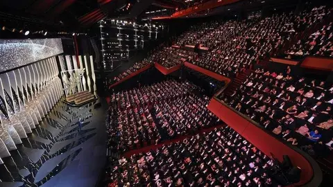 Ceremonias en el Grand Théâtre Lumière,
