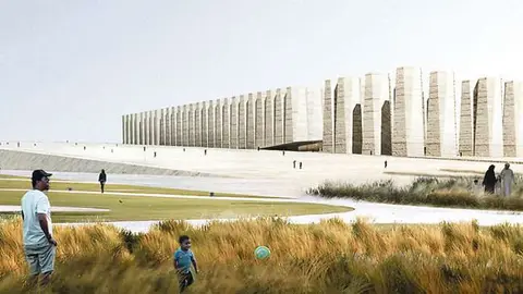 Maqueta presentada por Emental en Qatar.