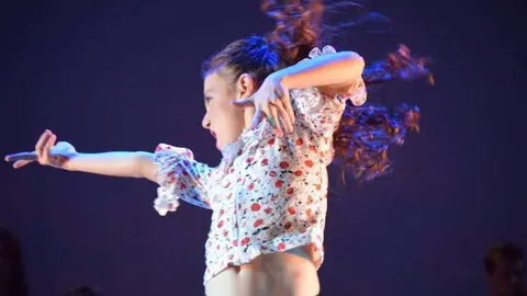 Actuación de la Lola, 'The warrior princess'. (Brandon William Stuver)