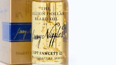 Aceite de oro para la barba.