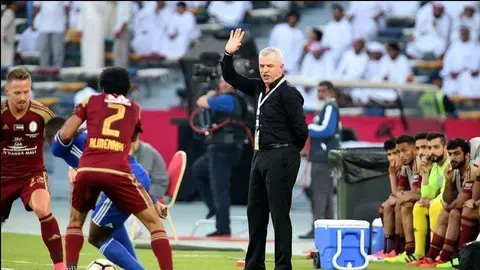 Javier Aguirre durante la final celebrada en Emiratos Árabes.