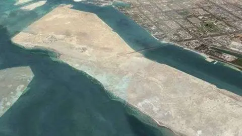 Imagen de la isla Hudayriat. 