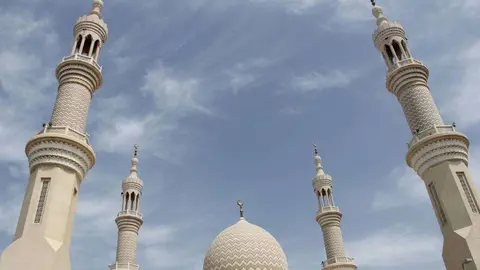 Una imagen de la Gran Mezquita de Ras Al Khaimah. (EL CORREO)