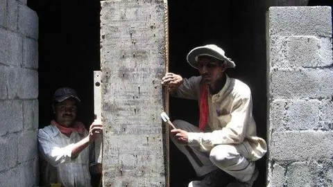 Obreros de la construcción en Omán.