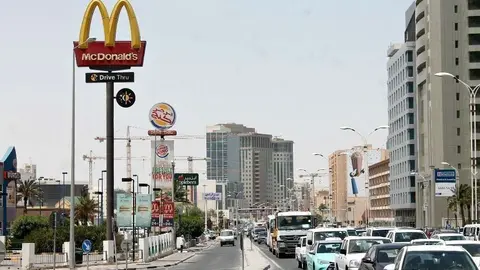 Imagen urbana de Doha, capital de Qatar. (EL CORREO / Rafael Pérez)