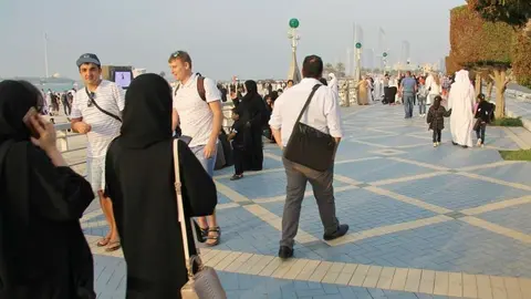Aspecto de la Corniche de Abu Dhabi. (EL CORREO)