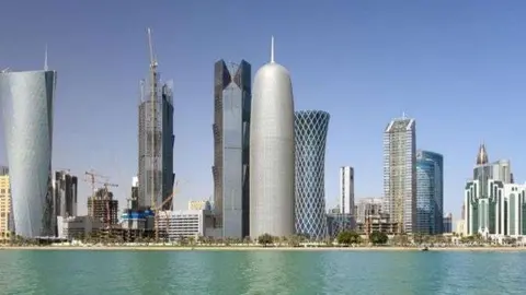 Rascacielos en Qatar. 