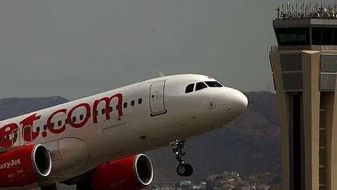 Un avión de la compañía EasyJet.