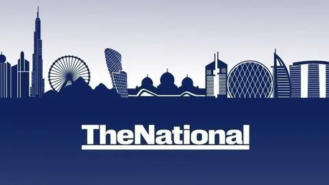 Logo del diario de Emiratos Árabes Unides The National.