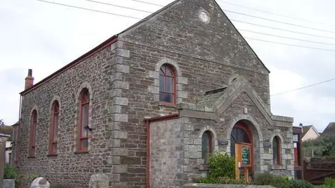Imagen de una capilla Metodista en Cornwall. 