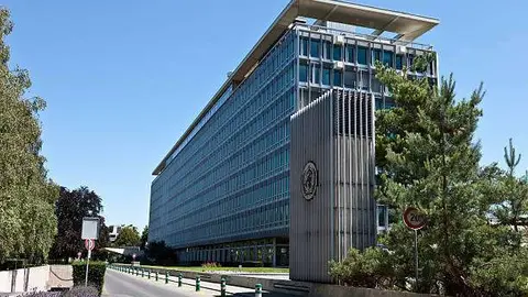 Sede de la Organización Mundial de la Salud en la ciudad suiza de Ginebra.