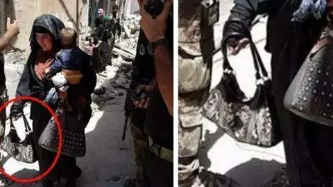 La imagen difundida por la televisión iraquí.