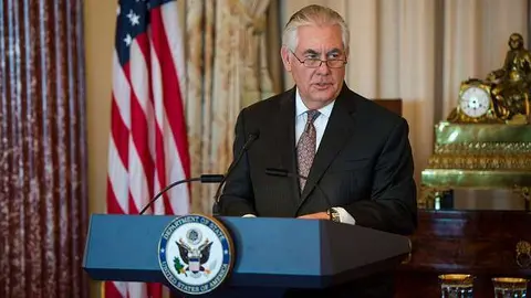 Rex Tillerson, secretario de Estado de EEUU. (Us Air Force)