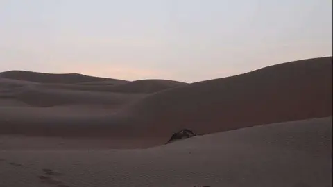 Una imagen del desierto de Liwa en Abu Dhabi (EL CORREO).