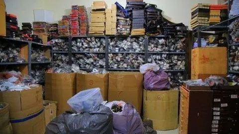 Un apartamento en Abu Dhabi con  productos falsificados. (Fuente externa)