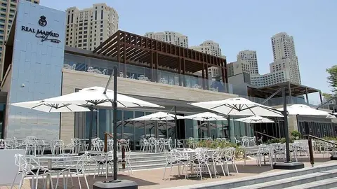 El Real Madrid Café de Jumeirah Beach Residences. (EL CORREO)