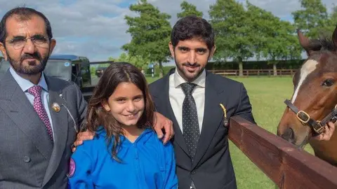 Vacaciones de la Familia Real de Dubai.