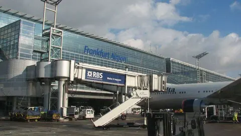Imagen del Aeropuerto Internacional de Frankfurt.