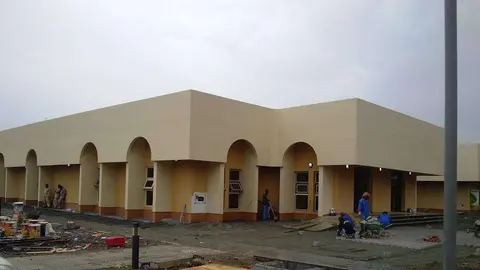 El nuevo hospital de Khorfakkan.