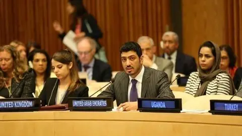 Ahmed Al Mahmoud, segundo secretario de la Misión Permanente de los Emiratos Árabes Unidos en el Ecosec de la ONU, Nueva York.