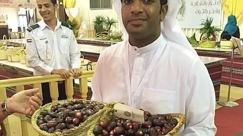Imagen del Festival del Dátil de Liwa, que se celebra en el emirato de Abu Dhabi muy próximo a la frontera con Arabia Saudita. (EL CORREO)